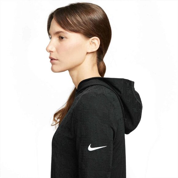 Nike Dri-FIT ADV Long-Sleeve Running Light Hoodie Women's M Black DD6791-010 NEW - Picture 15 of 16
